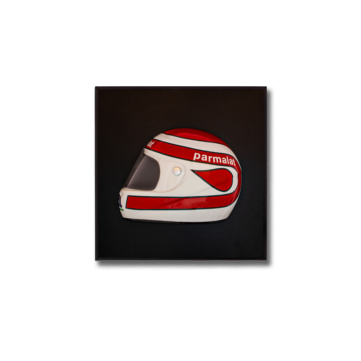 Framed Helmet Nelson Piquet