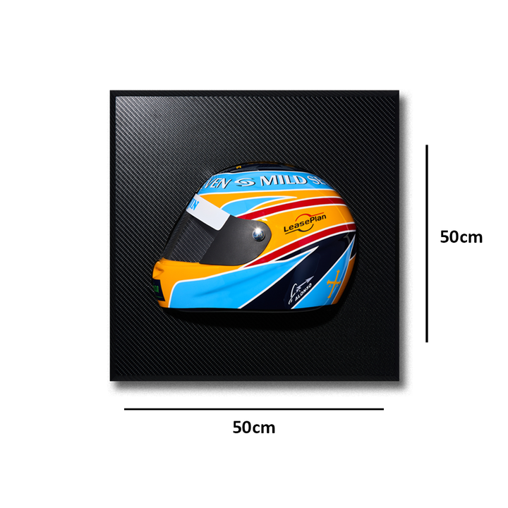 Framed Helmet Fernando Alonso R26