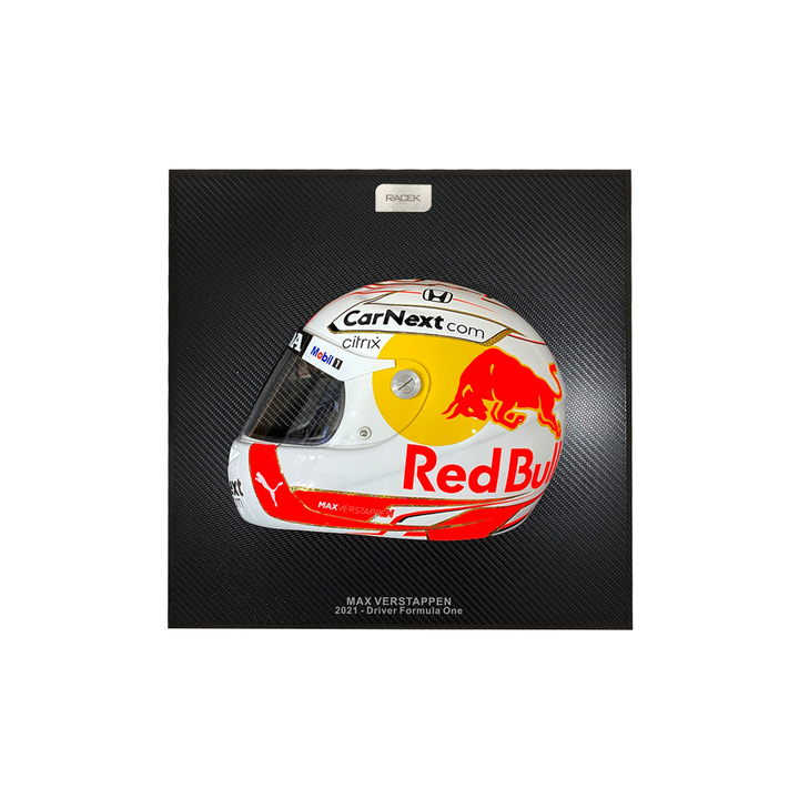 Framed Helmet Max Verstappen 2021