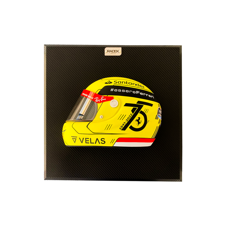 Framed Helmet Charles Leclerc SF75 - Monza 2022