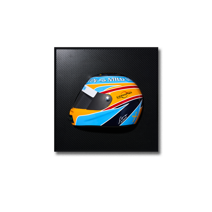 Framed Helmet Fernando Alonso R26