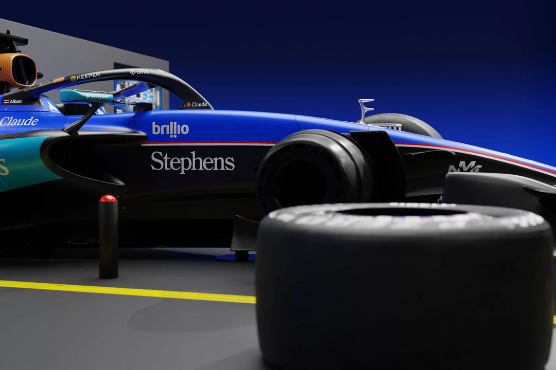 Official 2026 Atlassian Williams F1® Team FW48 Pit Stop Rig