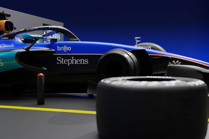 Official 2026 Atlassian Williams F1® Team FW48 Pit Stop Rig